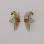 Flora Earrings - Pistachio