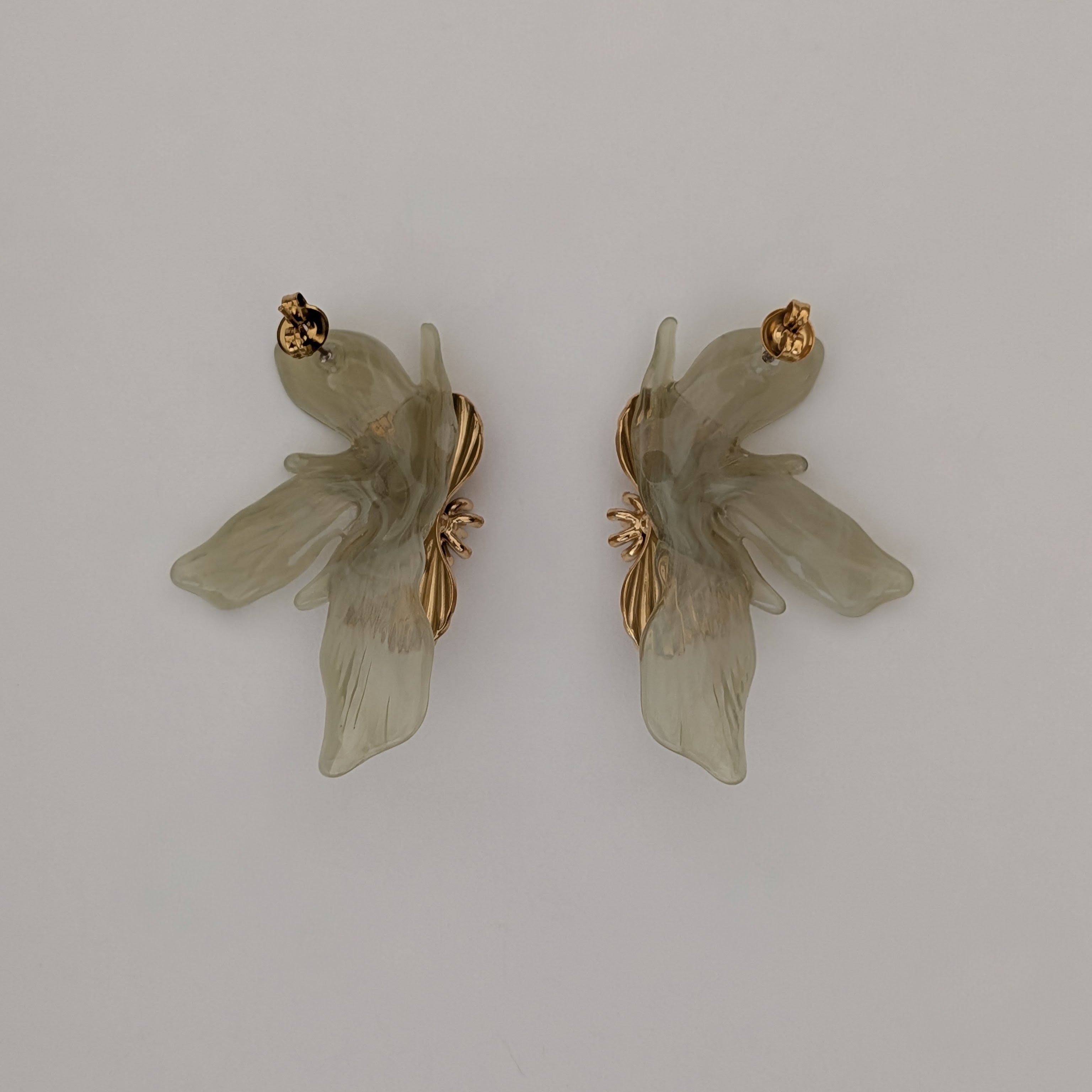 Flora Earrings - Pistachio
