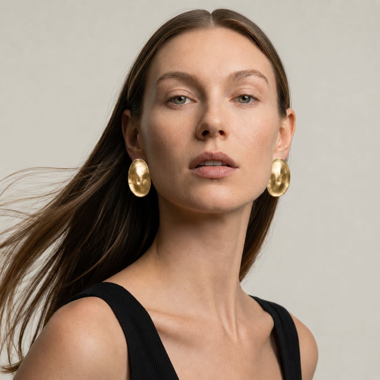 Palermo Stud Earring - Gold