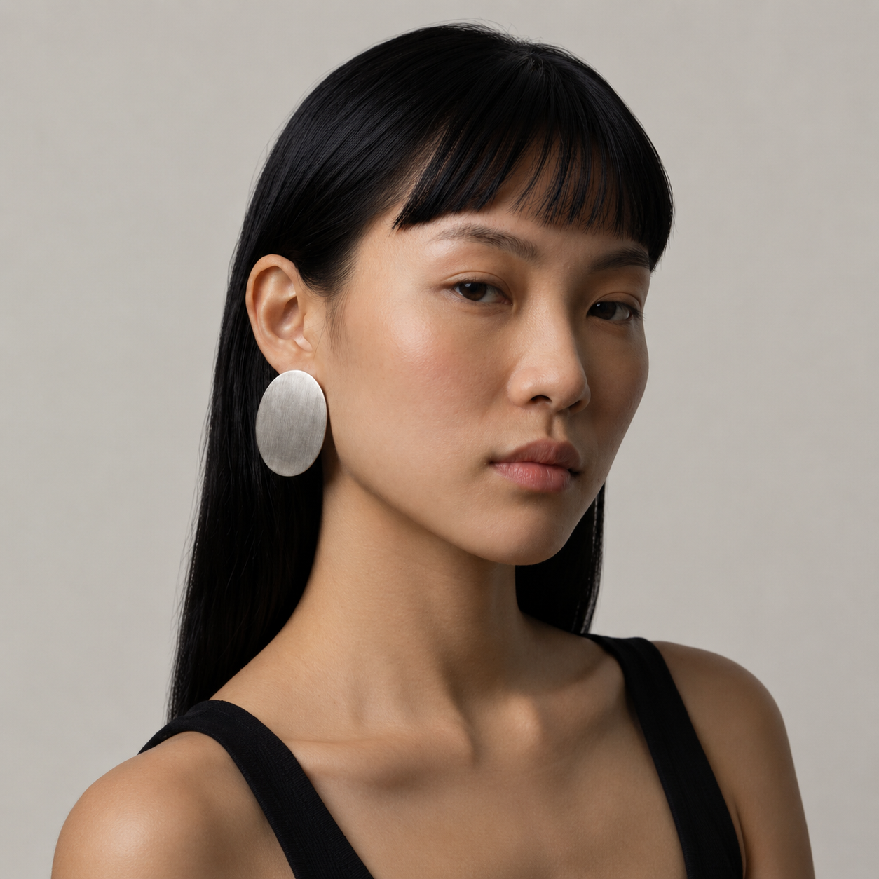 Roma Stud Earrings - Silver