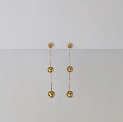 Alexa Gold Dangle Earrings
