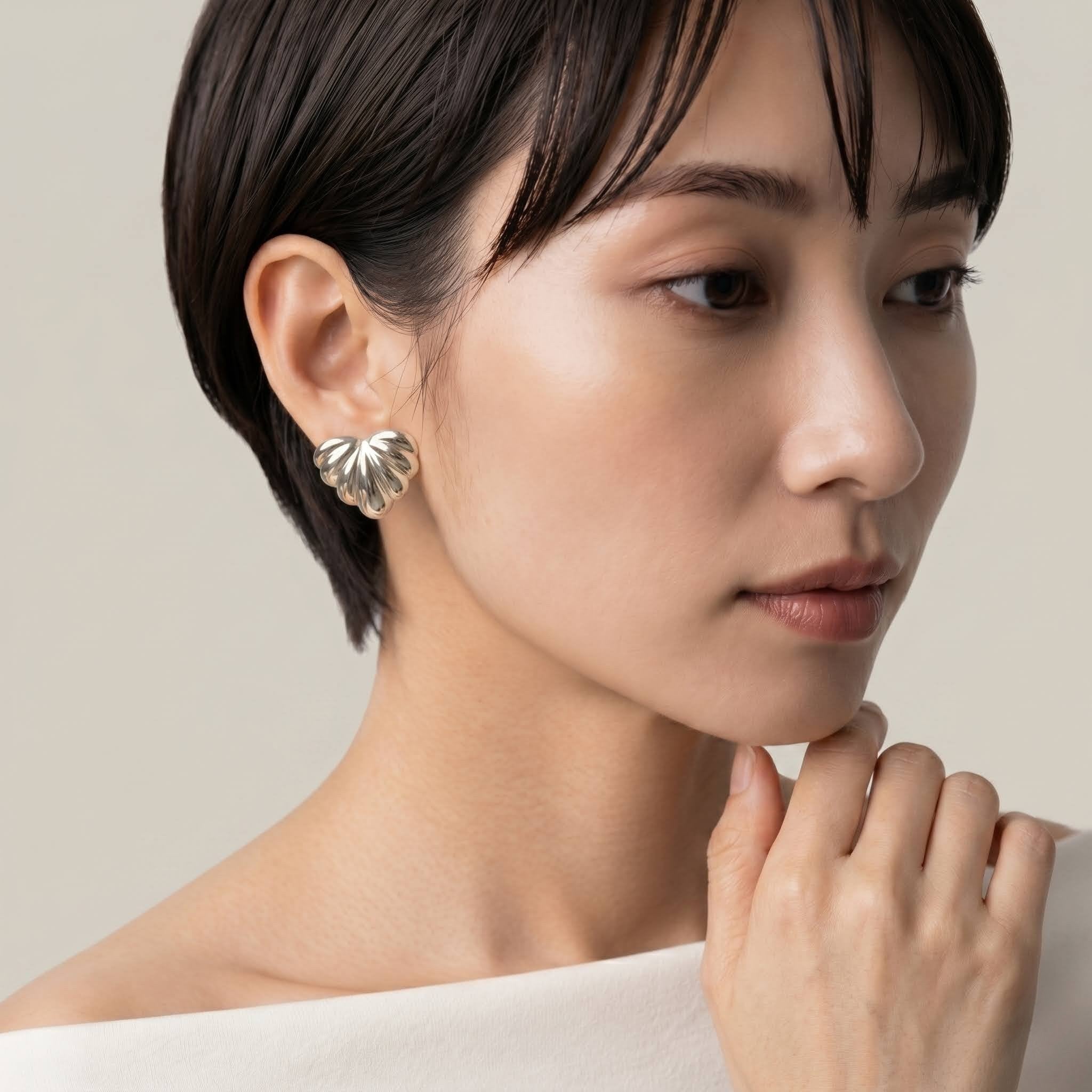 Amore Earrings - Silver