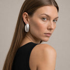 Sicily Drop Earrings - Silver