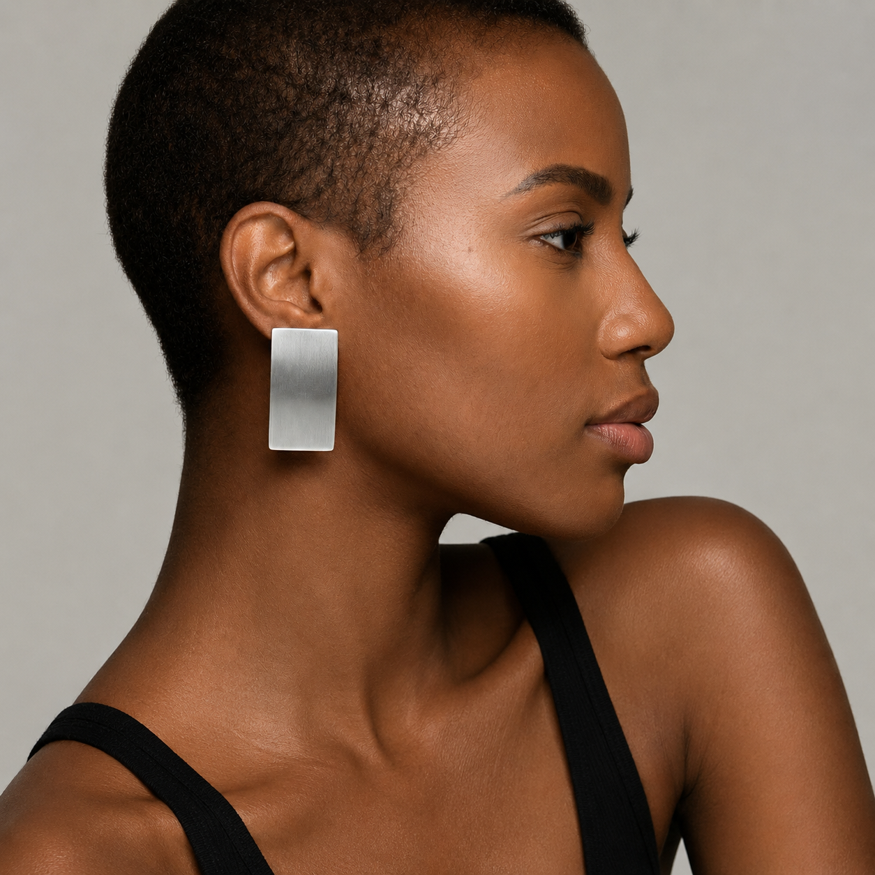 Milano Stud Earrings - Silver