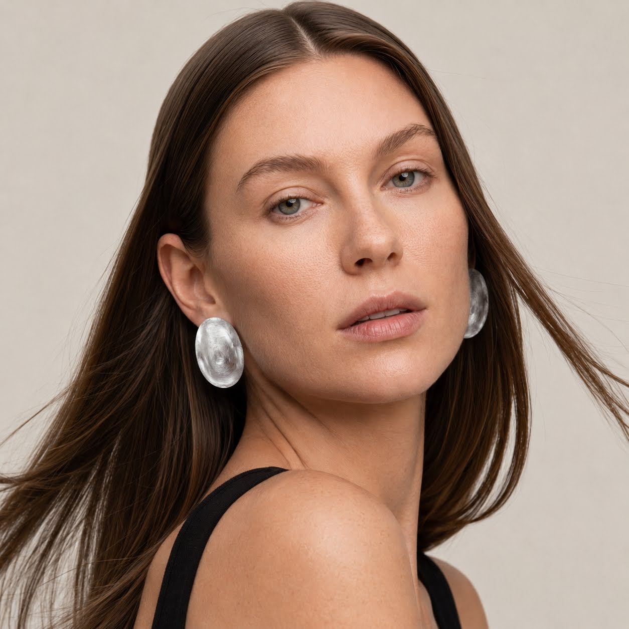 Palermo Stud Earring - Silver