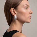 Sicily Drop Earrings - Silver