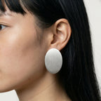 Roma Stud Earrings - Silver
