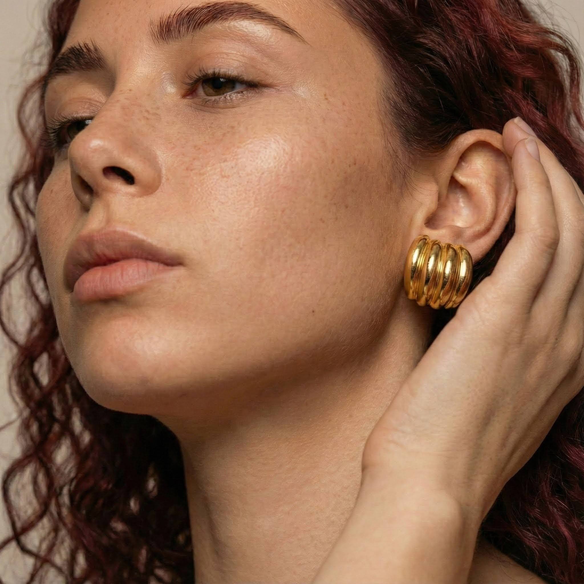 Banana Vintage Stud Earrings