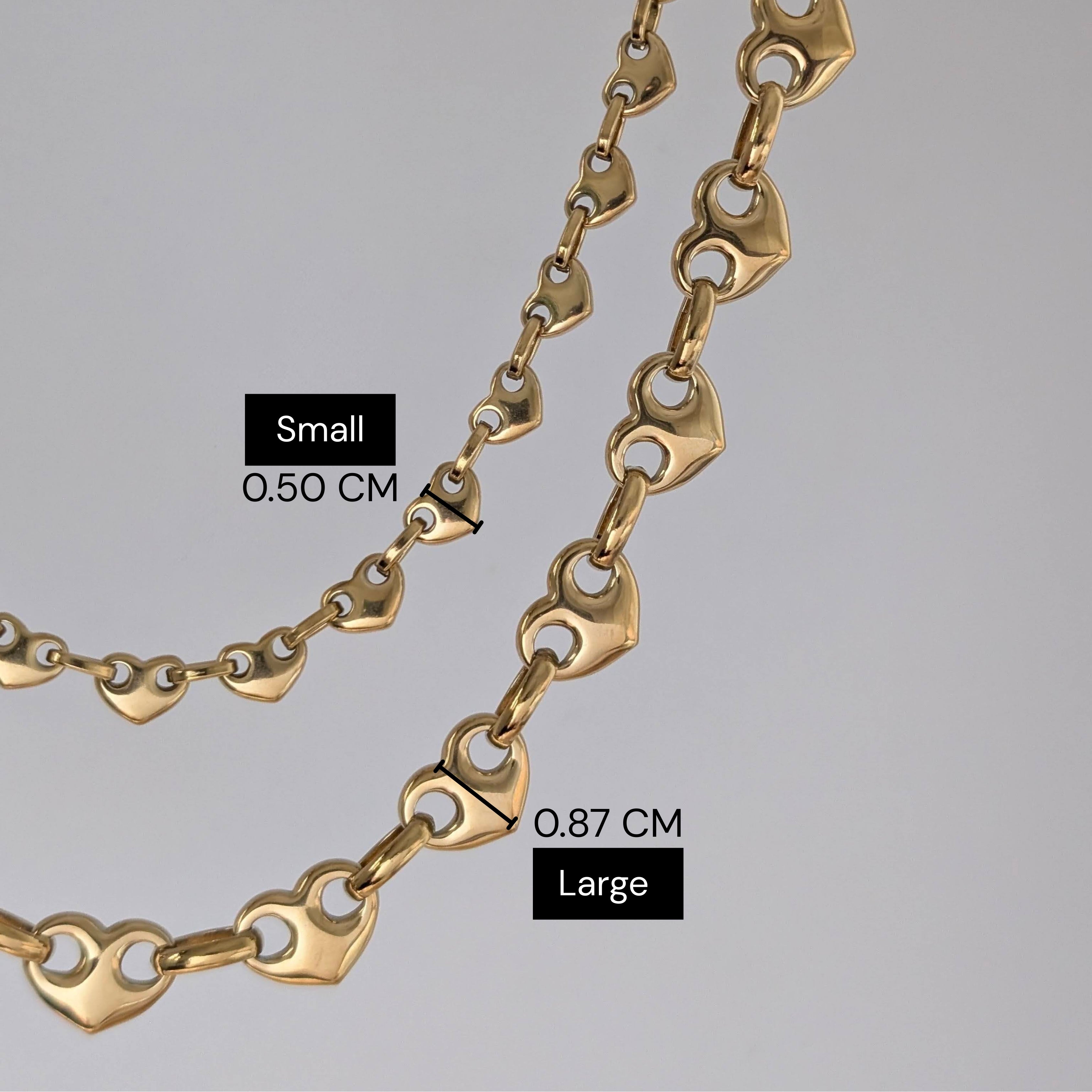 Amore Puff Mariner Chain Necklace