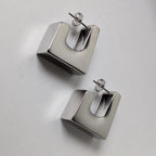 Nita Hoop Earrings - Silver