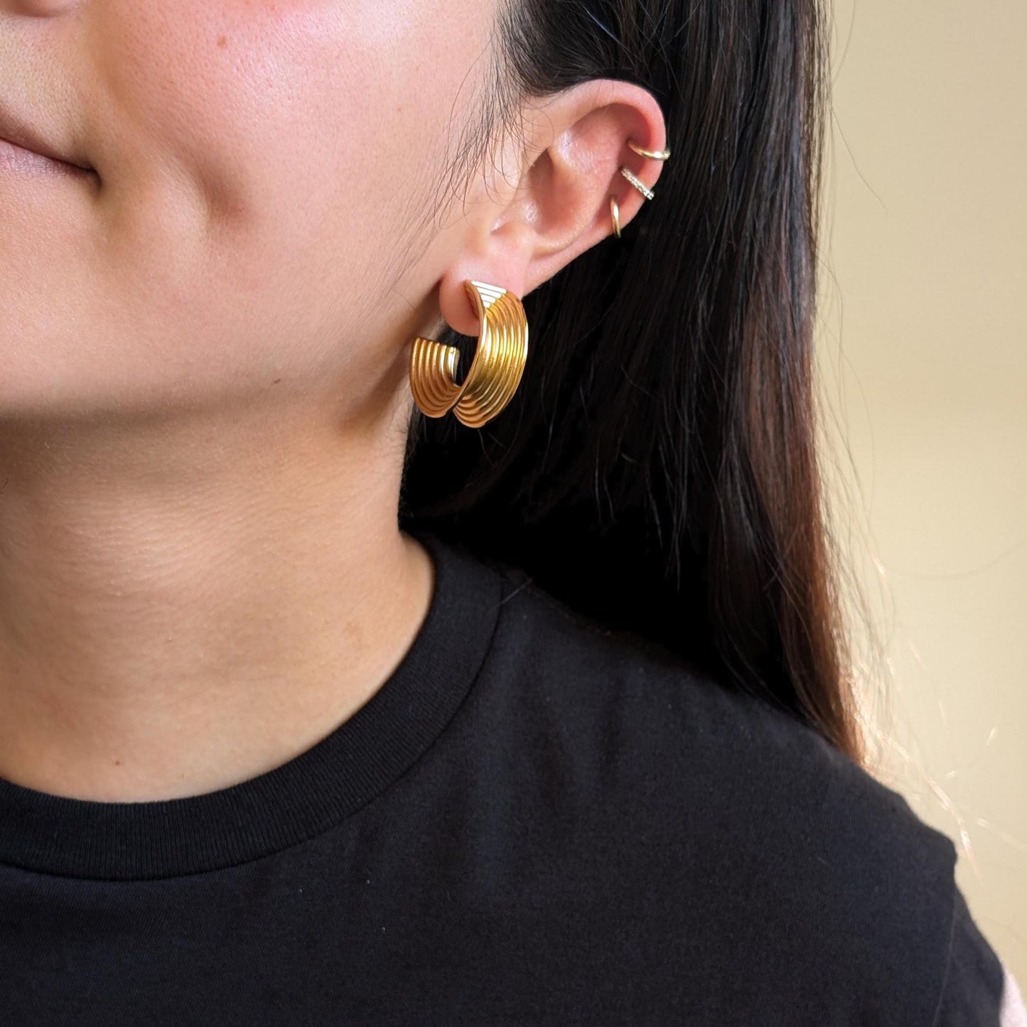 Stella Hoop Earrings