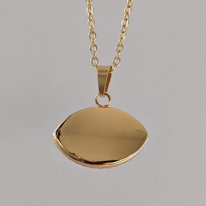 Gold Evil Eye Necklace